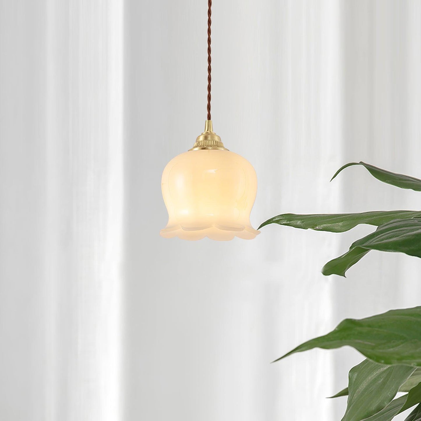 Frendorf | Bloomelia Talblume Pendelleuchte | Blütenförmiges Design | Elegante Beleuchtung für Zuhause