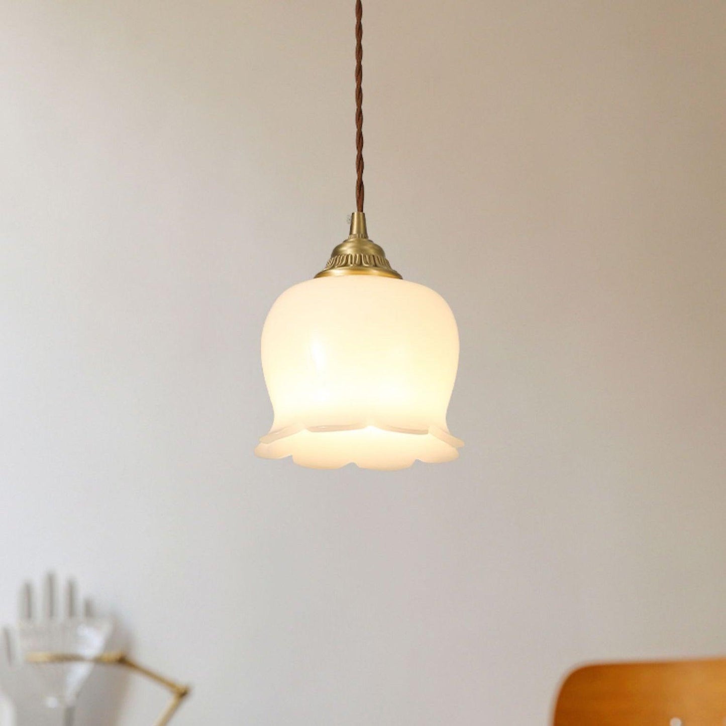 Frendorf | Bloomelia Talblume Pendelleuchte | Blütenförmiges Design | Elegante Beleuchtung für Zuhause