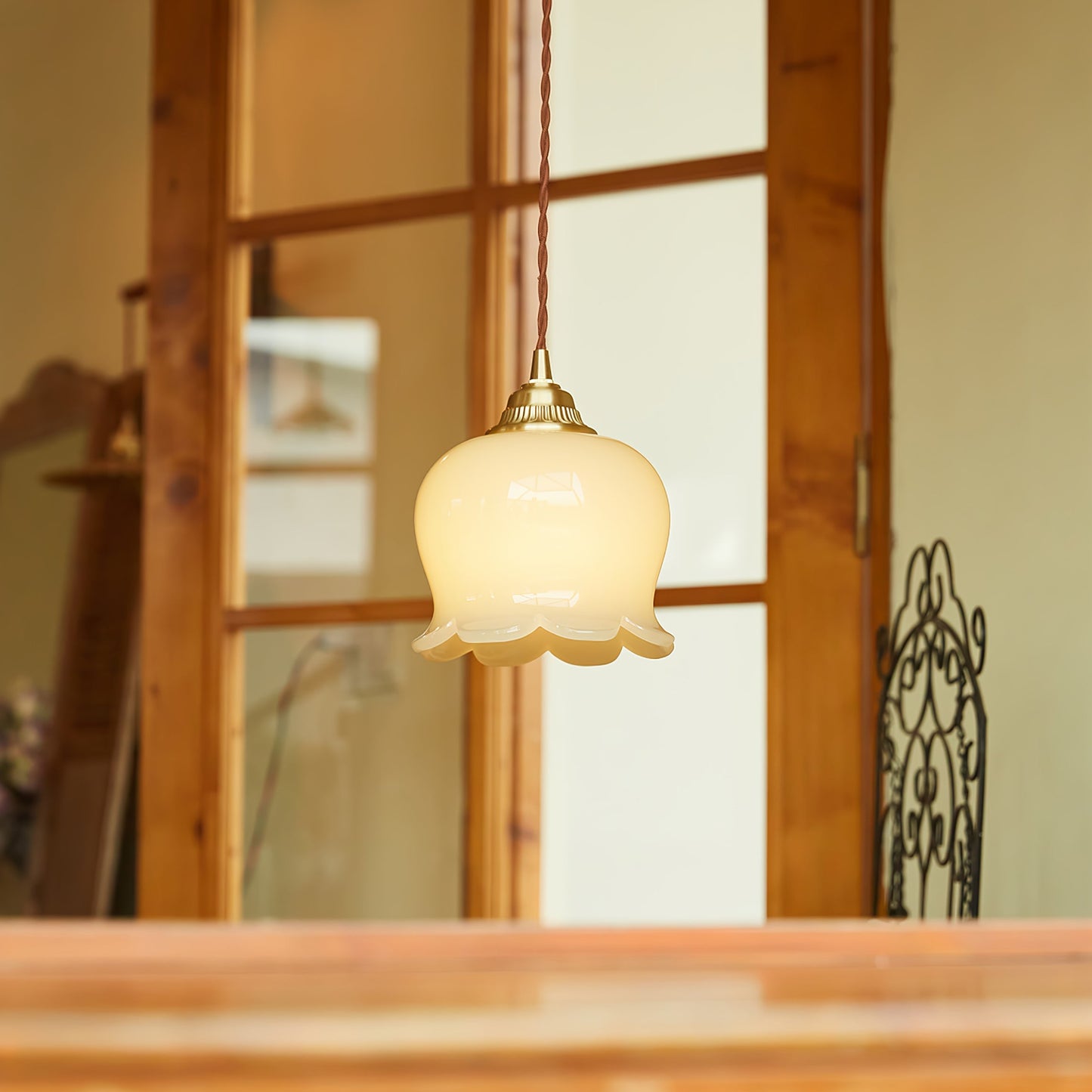 Frendorf | Bloomelia Talblume Pendelleuchte | Blütenförmiges Design | Elegante Beleuchtung für Zuhause