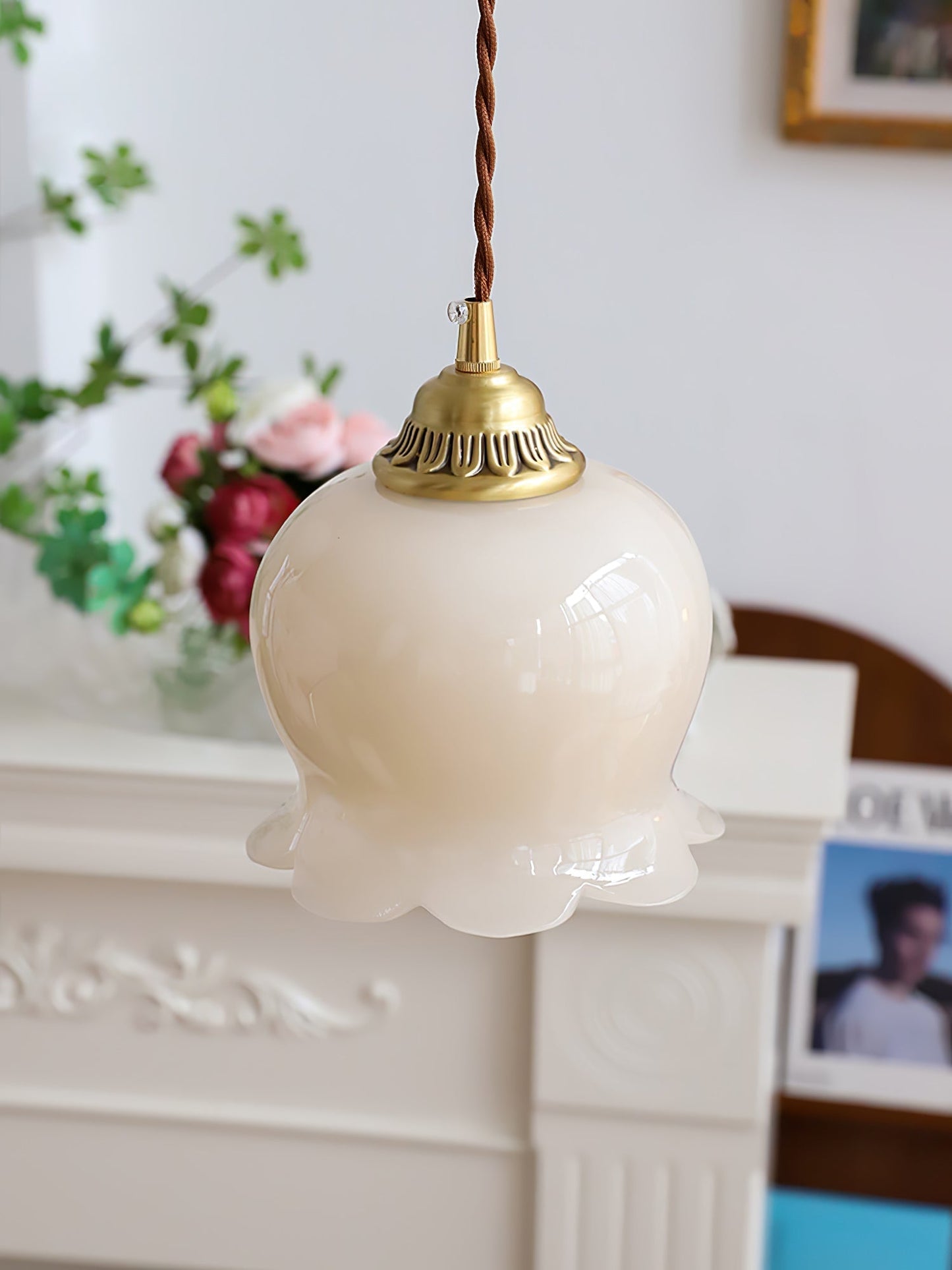 Frendorf | Bloomelia Talblume Pendelleuchte | Blütenförmiges Design | Elegante Beleuchtung für Zuhause