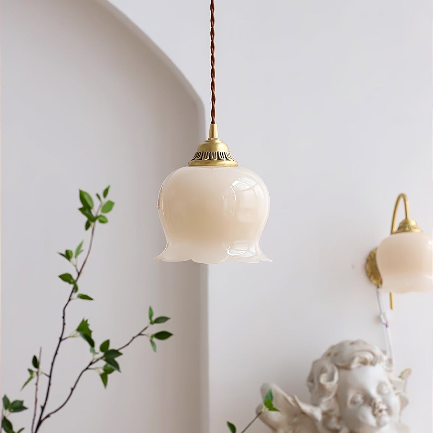 Frendorf | Bloomelia Talblume Pendelleuchte | Blütenförmiges Design | Elegante Beleuchtung für Zuhause