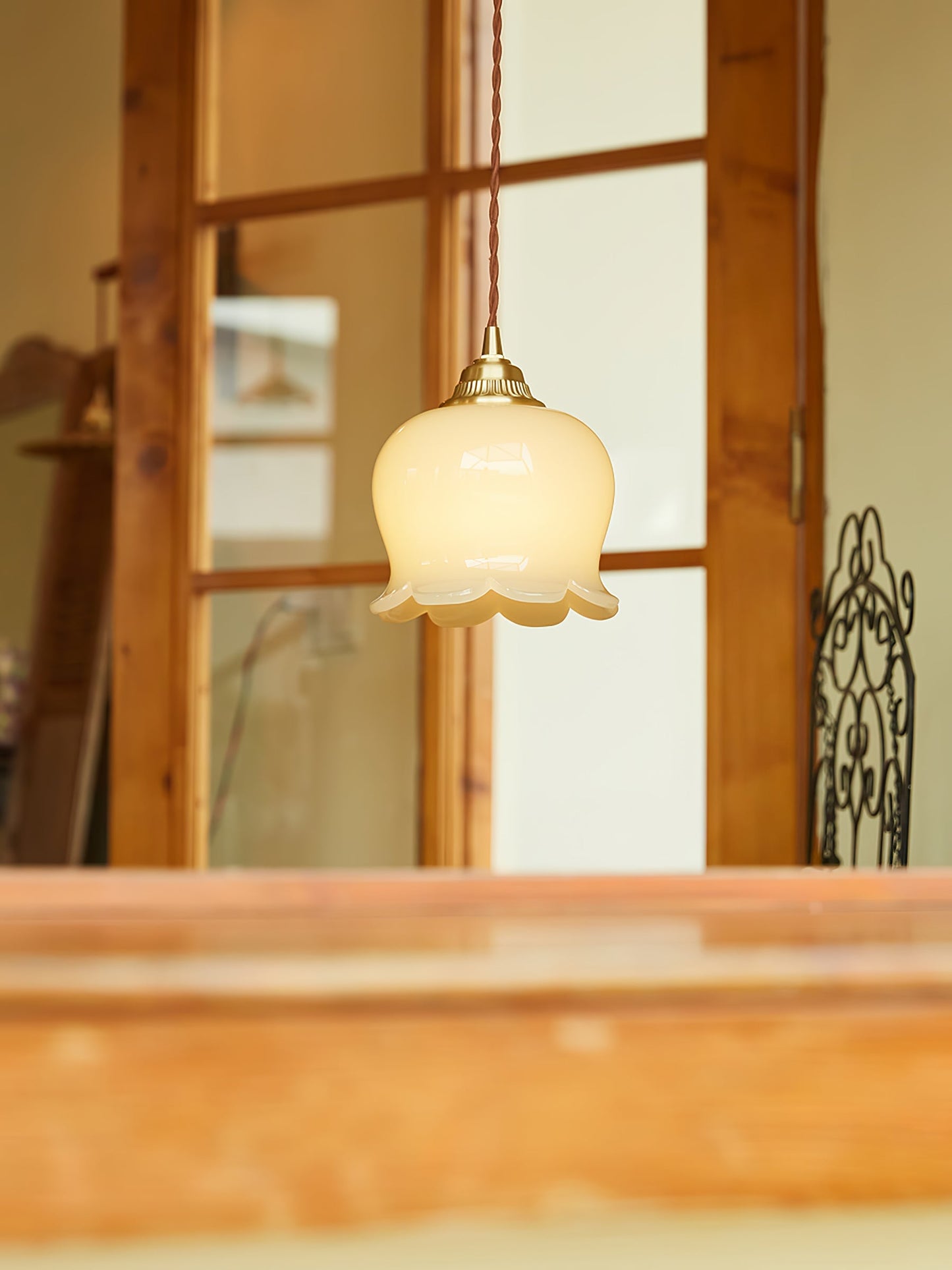 Frendorf | Bloomelia Talblume Pendelleuchte | Blütenförmiges Design | Elegante Beleuchtung für Zuhause