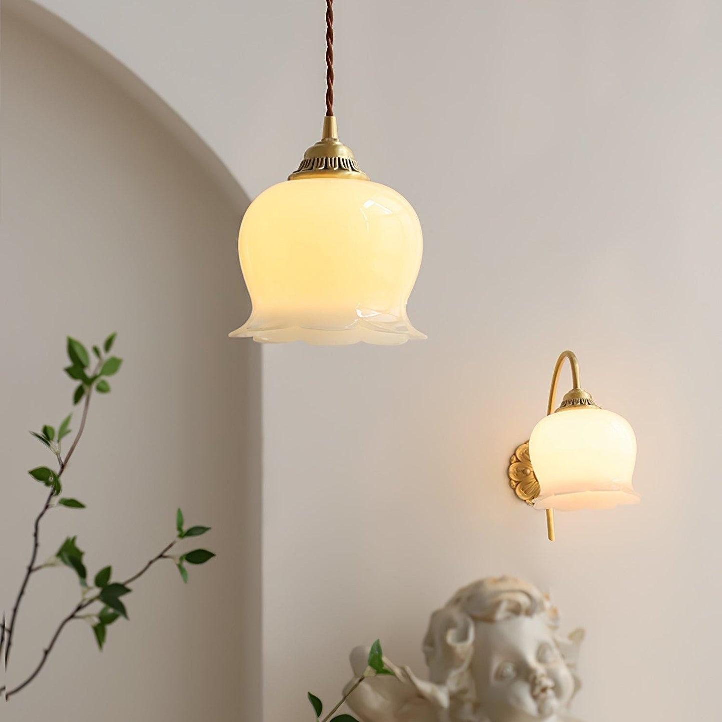 Frendorf | Bloomelia Talblume Pendelleuchte | Blütenförmiges Design | Elegante Beleuchtung für Zuhause