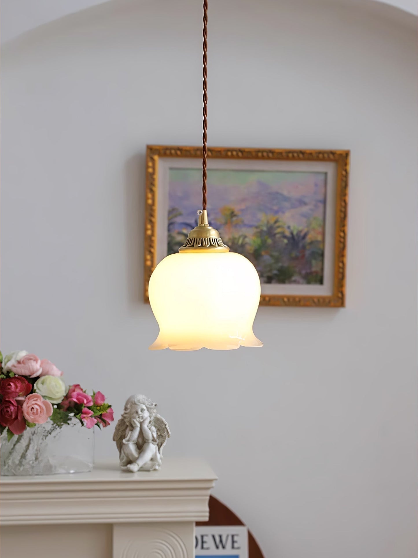 Frendorf | Bloomelia Talblume Pendelleuchte | Blütenförmiges Design | Elegante Beleuchtung für Zuhause