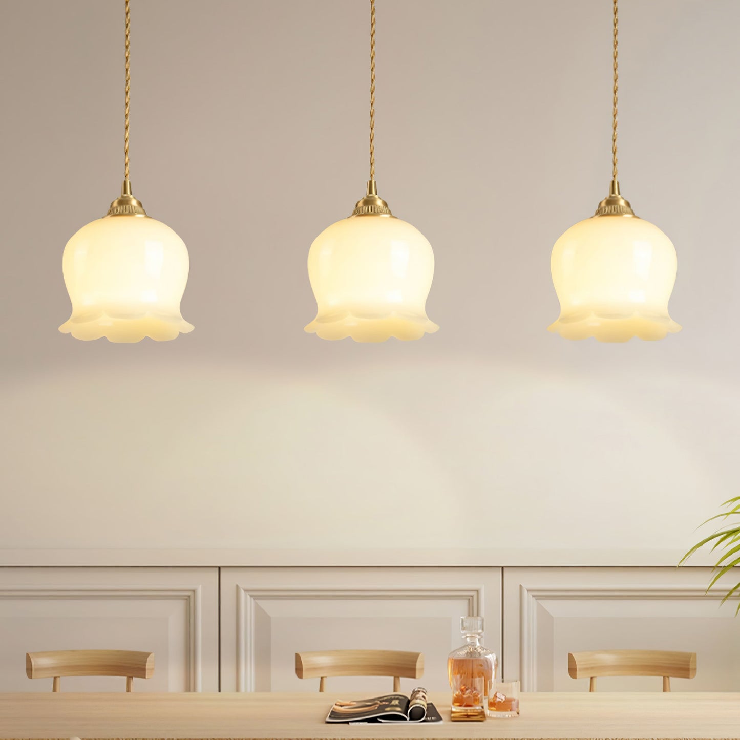 Frendorf | Bloomelia Talblume Pendelleuchte | Blütenförmiges Design | Elegante Beleuchtung für Zuhause