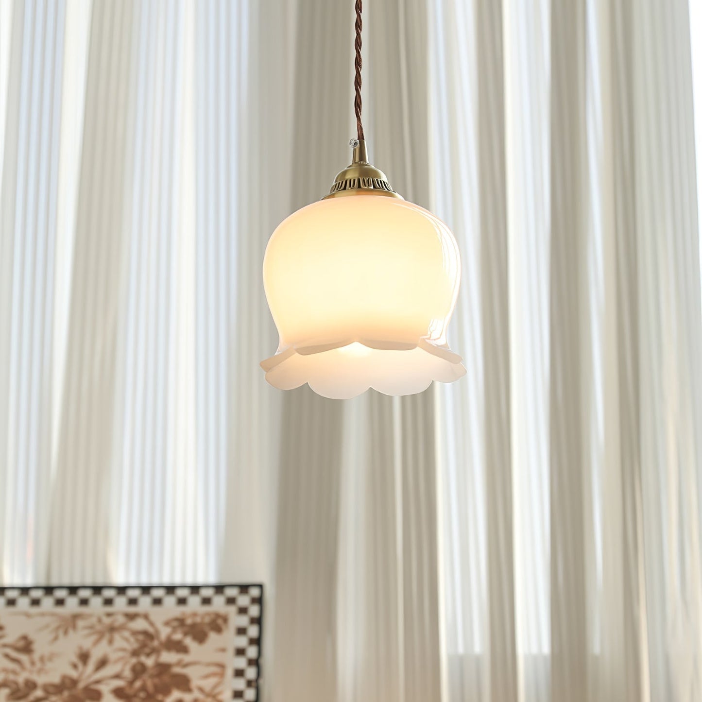 Frendorf | Bloomelia Talblume Pendelleuchte | Blütenförmiges Design | Elegante Beleuchtung für Zuhause
