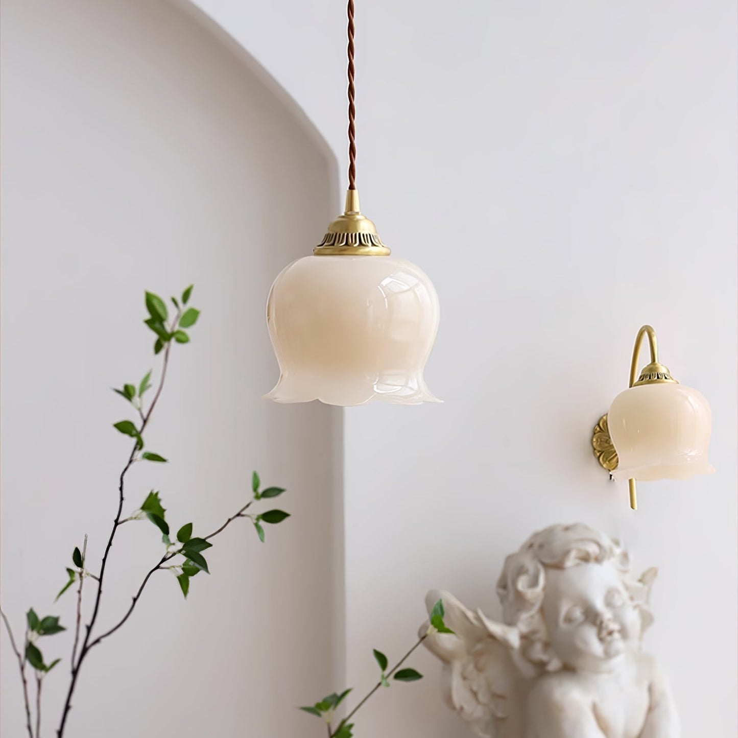 Frendorf | Bloomelia Talblume Pendelleuchte | Blütenförmiges Design | Elegante Beleuchtung für Zuhause