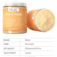 Frendorf | Ultimative Formcreme – steigert die Fettverbrennung – reduziert Cellulite – 500 ml – Wanduhr