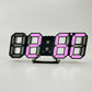 3D LED Digitale Alarmuhr