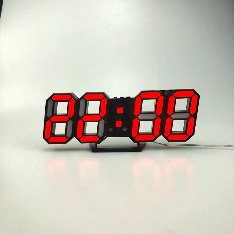 3D LED Digitale Alarmuhr