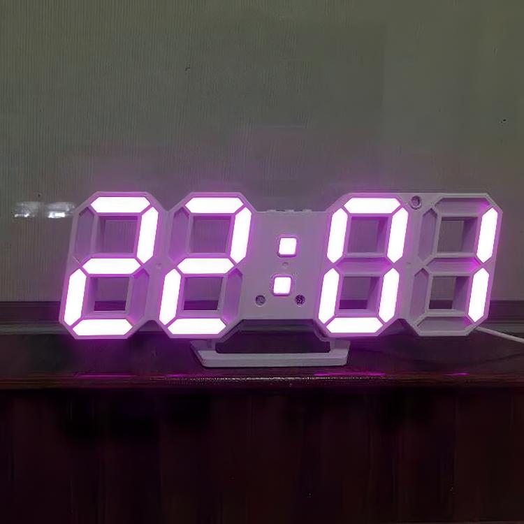 3D LED Digitale Alarmuhr