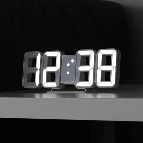3D LED Digitale Alarmuhr
