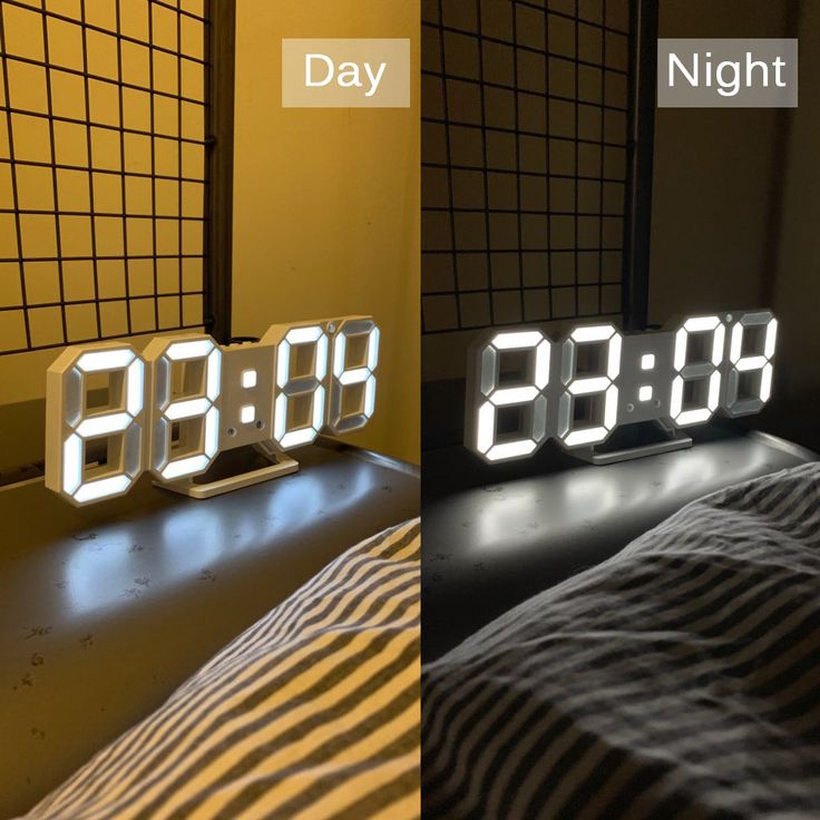 3D LED Digitale Alarmuhr