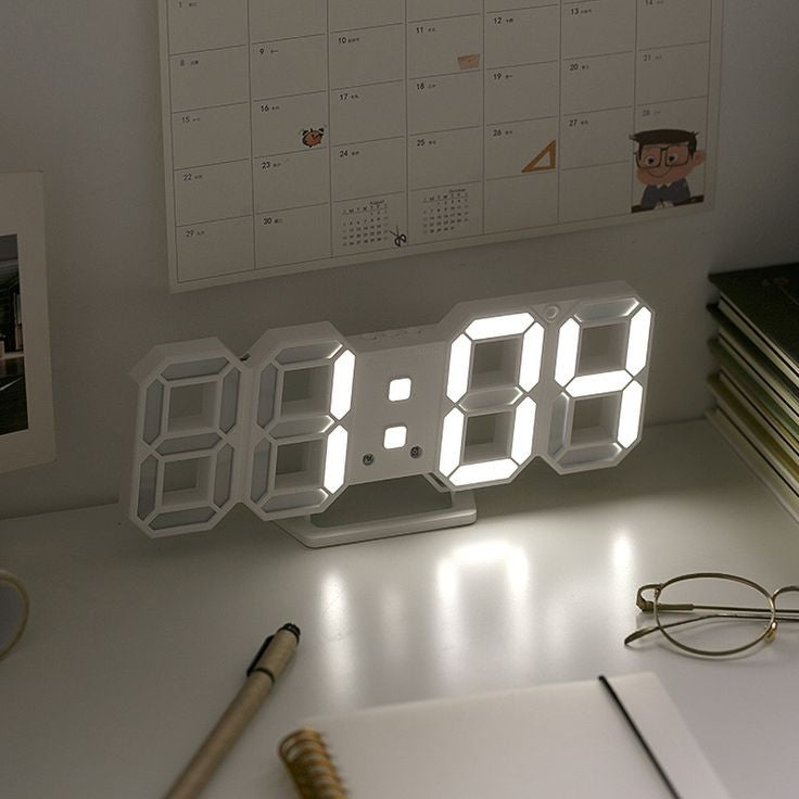 3D LED Digitale Alarmuhr