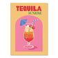 Bunte Cocktails Leinwand Poster