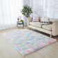 Pastell Regenbogen Batik Teppich