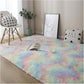 Pastell Regenbogen Batik Teppich