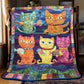 Lebhaft Niedlicher Katzen Quilt