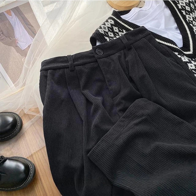Frendorf | CINDY | Vintage Corduroy Damenhose mit Hoher Taille | Stylische Hose für einen Warmen Herbst
