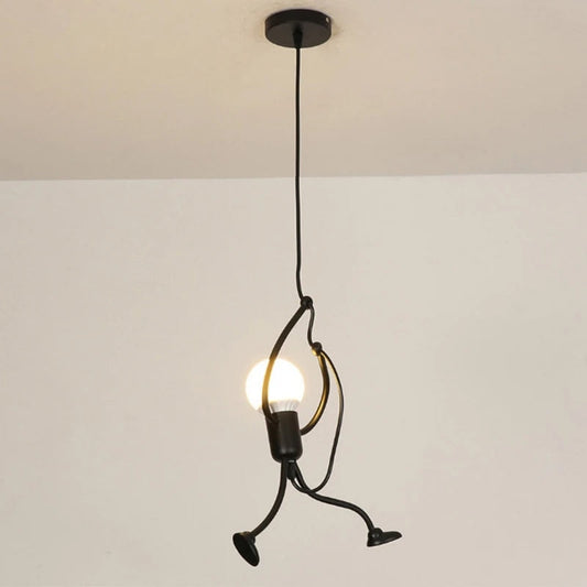 Frendorf | RetroBeam Iron Design Deckenleuchte | Vintage Retro LED Lampe | Industrial Look für Zuhause