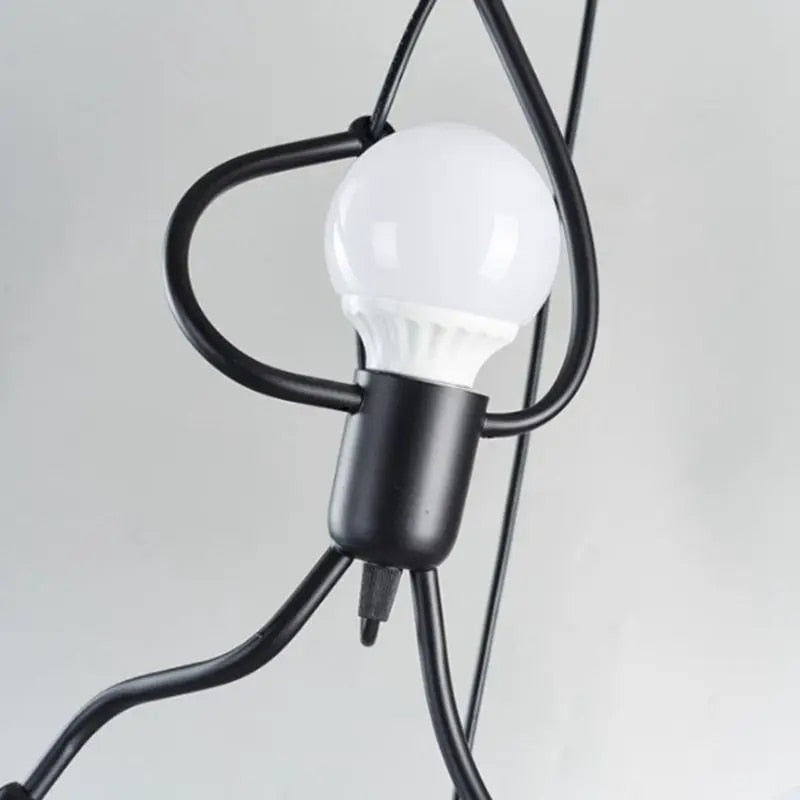 Frendorf | RetroBeam Iron Design Deckenleuchte | Vintage Retro LED Lampe | Industrial Look für Zuhause