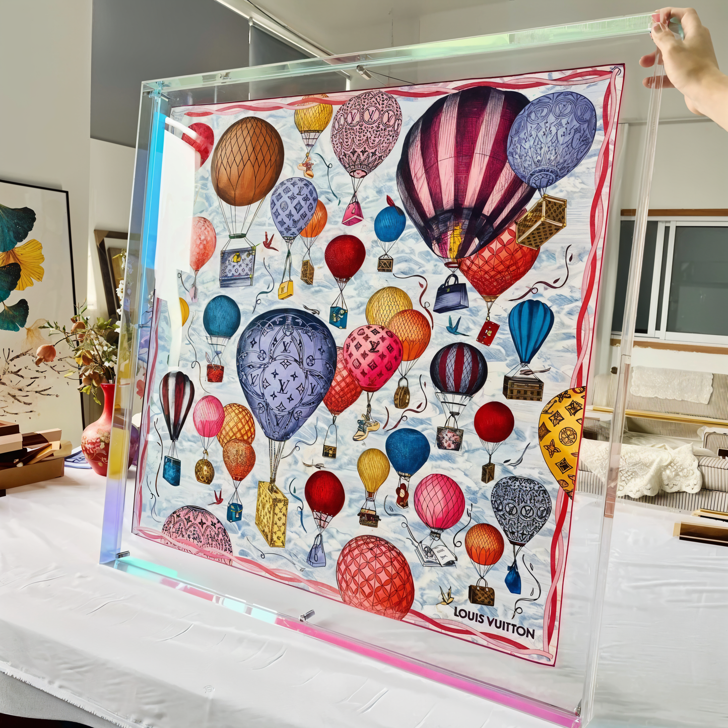 Frendorf | VividAcryl Neon-Bilderrahmen - Leuchtende Acrylrahmen im 80er-Jahre-Stil für ein lebendiges Wohnambiente