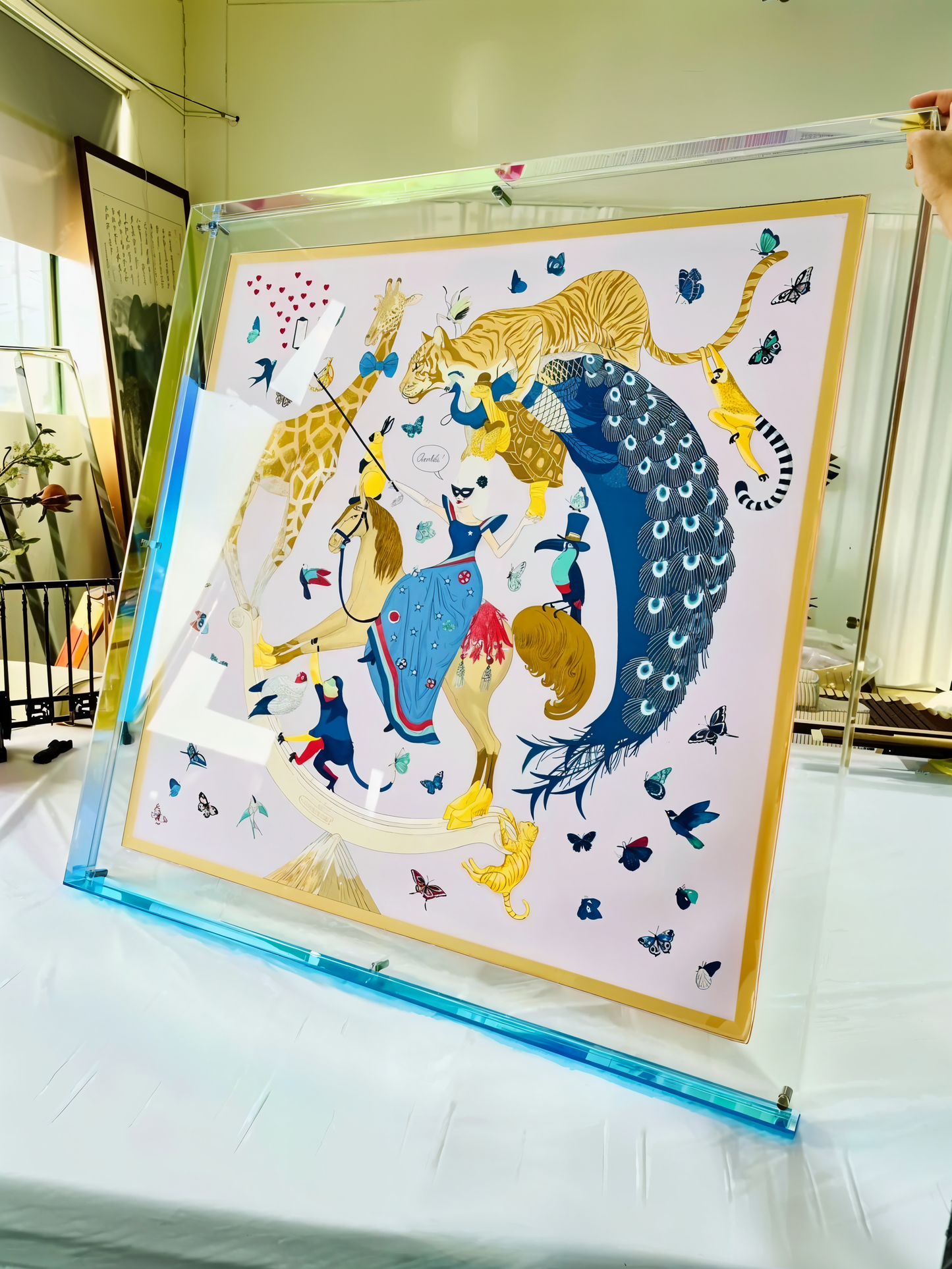 Frendorf | VividAcryl Neon-Bilderrahmen - Leuchtende Acrylrahmen im 80er-Jahre-Stil für ein lebendiges Wohnambiente