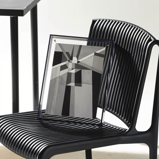 VividAcryl Neon-Bilderrahmen - Leuchtende Acrylrahmen im 80er-Jahre-Stil für ein lebendiges Wohnambiente