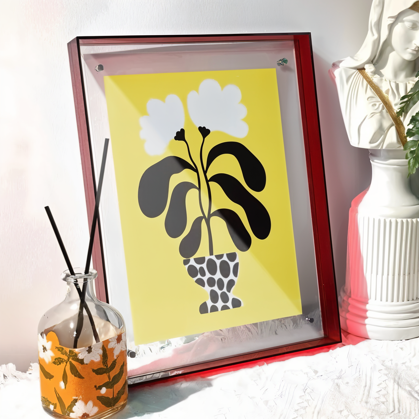 Frendorf | VividAcryl Neon-Bilderrahmen - Leuchtende Acrylrahmen im 80er-Jahre-Stil für ein lebendiges Wohnambiente