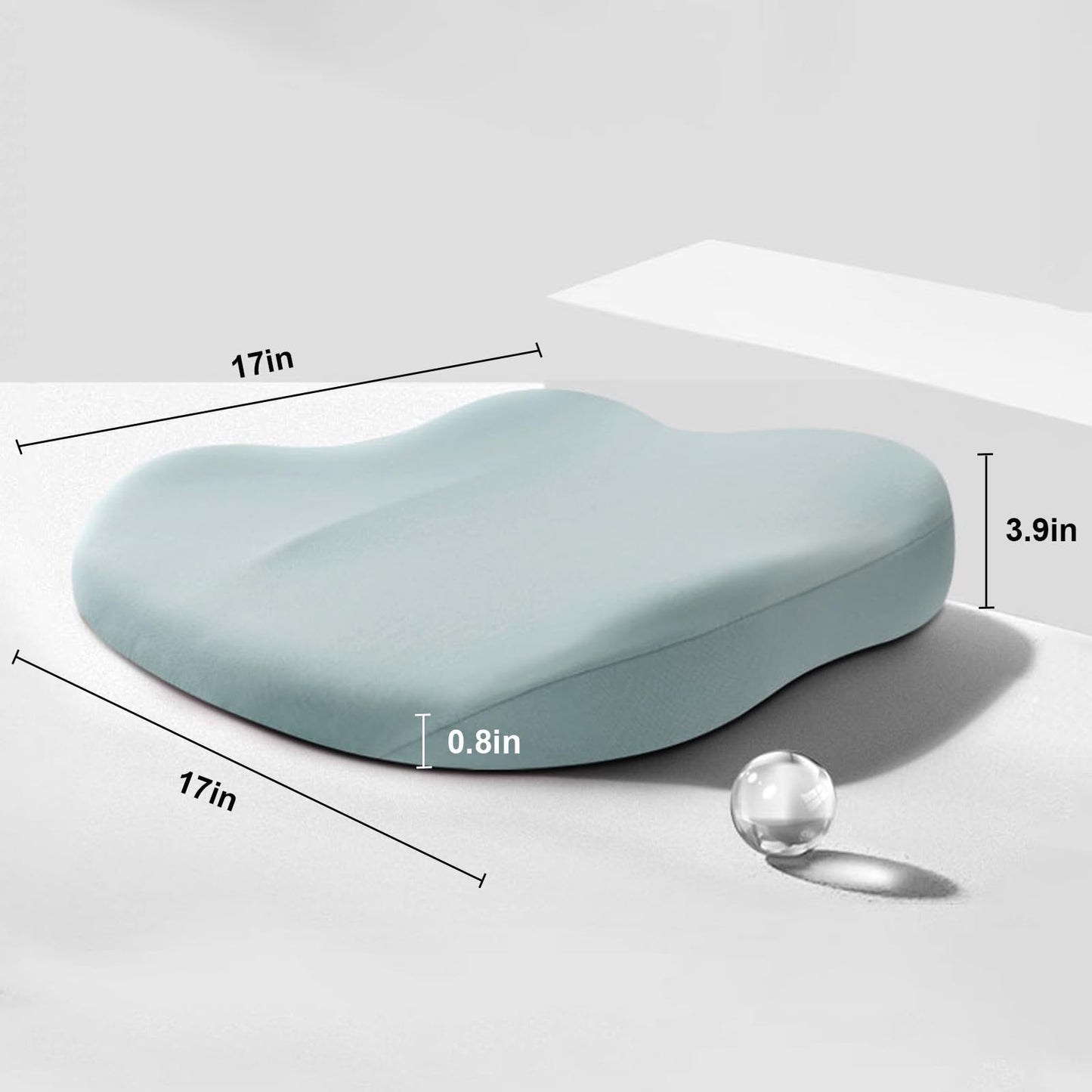 Frendorf | Volwassen Autozitverhoger – Ergonomisch Kussen voor Verbeterde Zichtbaarheid en Comfort