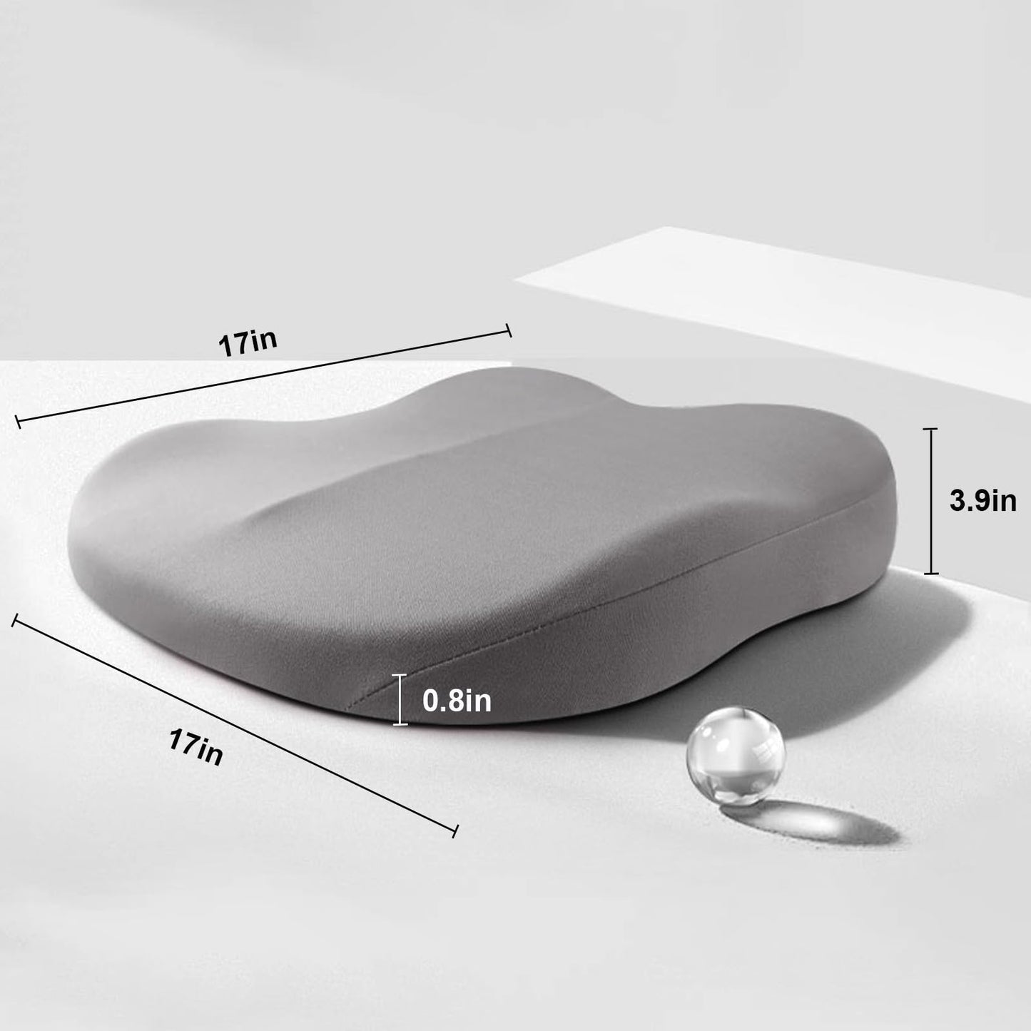 Frendorf | Volwassen Autozitverhoger – Ergonomisch Kussen voor Verbeterde Zichtbaarheid en Comfort