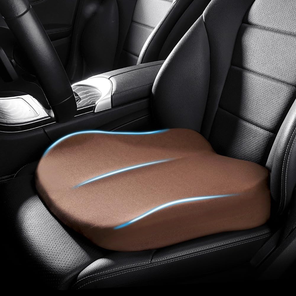 Frendorf | Volwassen Autozitverhoger – Ergonomisch Kussen voor Verbeterde Zichtbaarheid en Comfort