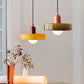 Frendorf | BauArt Pendelleuchte aus farbigem Glas | Elegante Hängeleuchte im Bauhaus-Stil | Designlampe für Wohnzimmer & Esszimmer