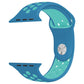 Frendorf | Für Apple Watch Series 7 41mm / 6 & SE & 5 & 4 40mm / 3 & 2 & 1 38mm Mode Klassisches Silikon Sportuhr Band (Blau)