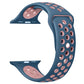 Frendorf | Für Apple Watch Series 7 41mm / 6 & SE & 5 & 4 40mm / 3 & 2 & 1 38mm Modische klassische Silikon-Sportuhrband (Blau Puder)