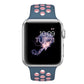 Frendorf | Für Apple Watch Series 7 41mm / 6 & SE & 5 & 4 40mm / 3 & 2 & 1 38mm Modische klassische Silikon-Sportuhrband (Blau Puder)