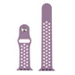 Frendorf | Für Apple Watch Series 7 41 mm / 6 & SE & 5 & 4 40 mm / 3 & 2 & 1 38 mm Mode Klassische Silikon Sport Armband (Lila Puder)