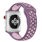 Frendorf | Für Apple Watch Series 7 41 mm / 6 & SE & 5 & 4 40 mm / 3 & 2 & 1 38 mm Mode Klassische Silikon Sport Armband (Lila Puder)