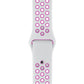 Frendorf | Für Apple Watch Series 7 41mm / 6 & SE & 5 & 4 40mm / 3 & 2 & 1 38mm Modisches Klassisches Silikon Sport Armband (Weiß Lila)