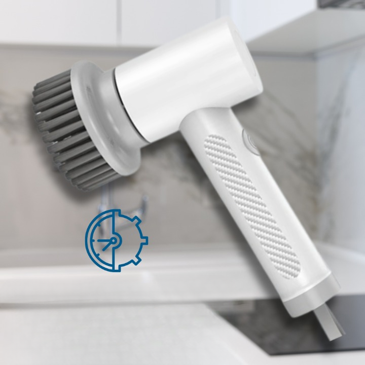Frendorf | CleanForce – Elektrische Schrubzbürste Professionelle Küchen- und Herdreiniger
