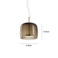 Frendorf | LuminVivo Hotel Glas Pendelleuchte | Modernes Design | Dimmbares LED-Licht