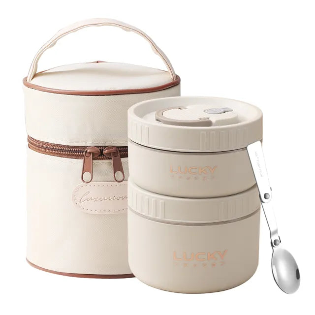 Frendorf | EetJoy | Bento Lunchbox Set | Hält dein Essen warm | Nachhaltig und stilvoll