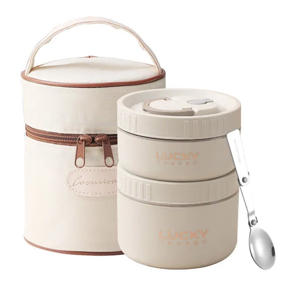 Frendorf | EetJoy | Bento Lunchbox Set | Hält dein Essen warm | Nachhaltig und stilvoll