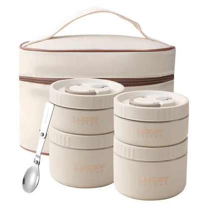 Frendorf | EetJoy | Bento Lunchbox Set | Hält dein Essen warm | Nachhaltig und stilvoll