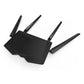 Frendorf | Tenda AC6 AC1200 Smart Dual-Band Wireless Router 5GHz 867Mbps + 2.4GHz 300Mbps WiFi Router mit 4*5dBi externen Antennen (Schwarz)