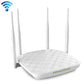 Frendorf | Tenda FH456 Wireless 2.4GHz 300Mbps WiFi Router mit 4*5dBi externen Antennen (Weiß)