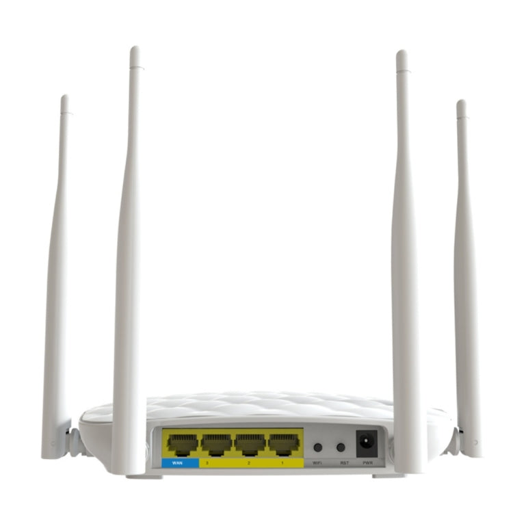 Frendorf | Tenda FH456 Wireless 2.4GHz 300Mbps WiFi Router mit 4*5dBi externen Antennen (Weiß)