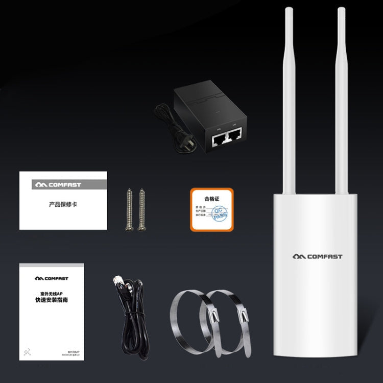 Frendorf | COMFAST CF-EW72 1200Mbs Outdoor Wasserdichter Signalverstärker Drahtloser Router Repeater WIFI Basisstation mit 2 Antennen