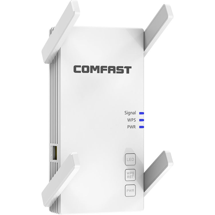 Frendorf | COMFAST CF-AC2100 2100Mbps Wireless WIFI Signal Amplifier Repeater Booster Netzwerk-Router mit 4 Antennen, EU-Stecker