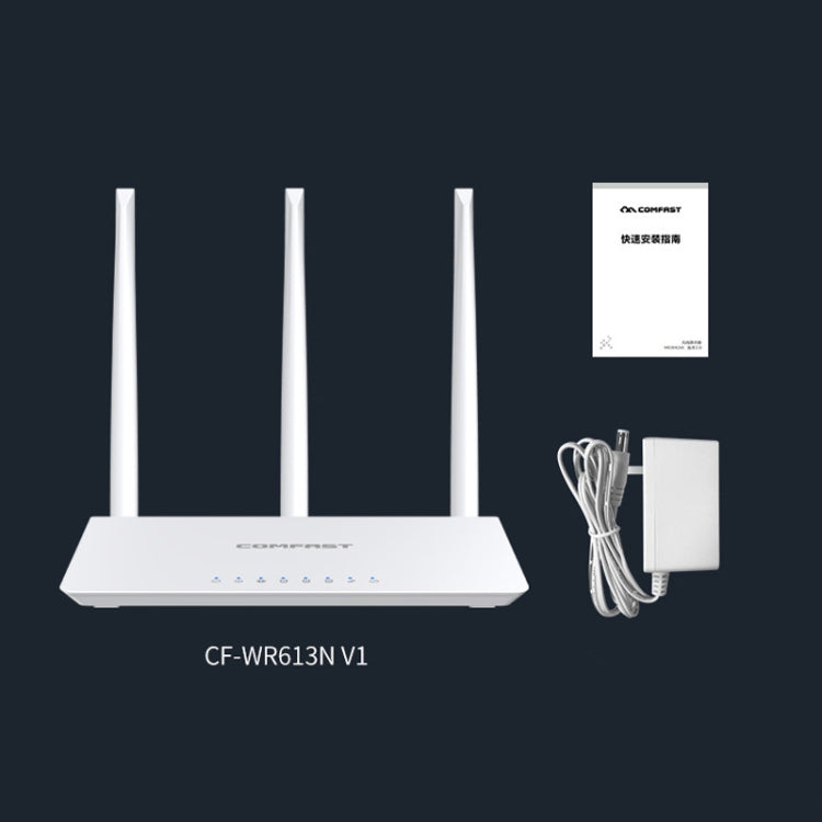 Frendorf | COMFAST WR613N V3 Home 300Mbps Wireless Router 2.4G WiFi Netzwerk-Extender